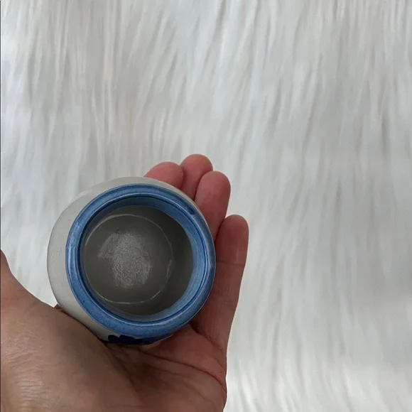 Vintage M.A. Hadley Mini Open Sugar Bowl Country Scene Blue - Picture 5 of 9